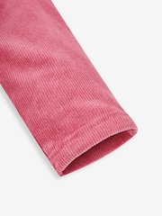 JoJo Maman Bébé Lilac Purple & Fuchsia Pink 2-Pack Jersey Cord Jeggings - Image 7 of 8