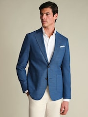 Charles Tyrwhitt Blue Proper Blazer - Image 3 of 6