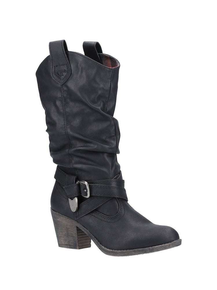 Rocket Dog Sidestep Mid Calf Western Boots - Image 2 of 4