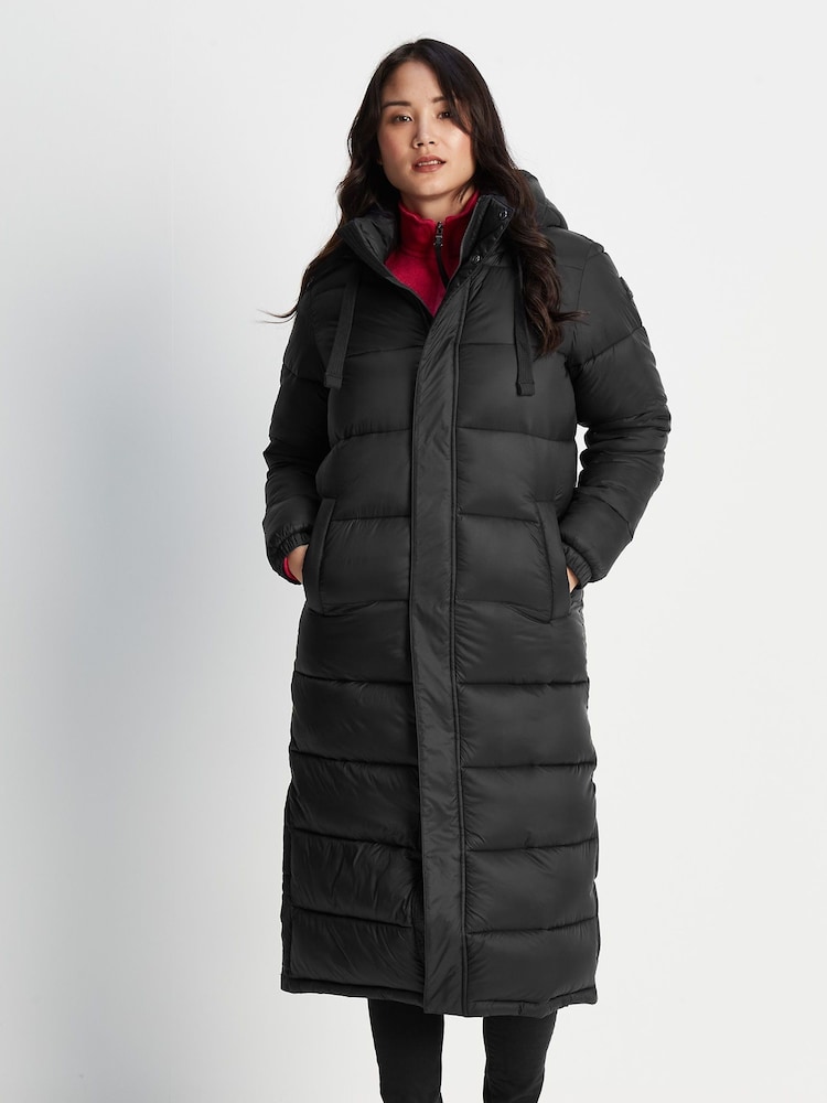 Tog 24 Black Cautley Long Padded Jacket - Image 2 of 10