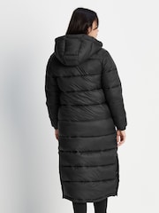 Tog 24 Black Cautley Long Padded Jacket - Image 3 of 10
