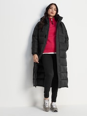 Tog 24 Black Cautley Long Padded Jacket - Image 5 of 10