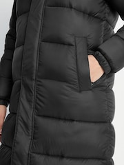 Tog 24 Black Cautley Long Padded Jacket - Image 8 of 10