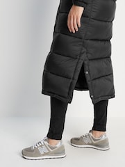 Tog 24 Black Cautley Long Padded Jacket - Image 9 of 10