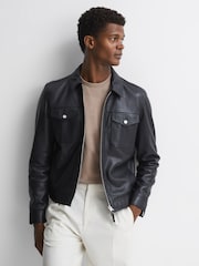 Reiss Mink Day Mercerised Cotton Crew Neck T-Shirt - Image 3 of 5