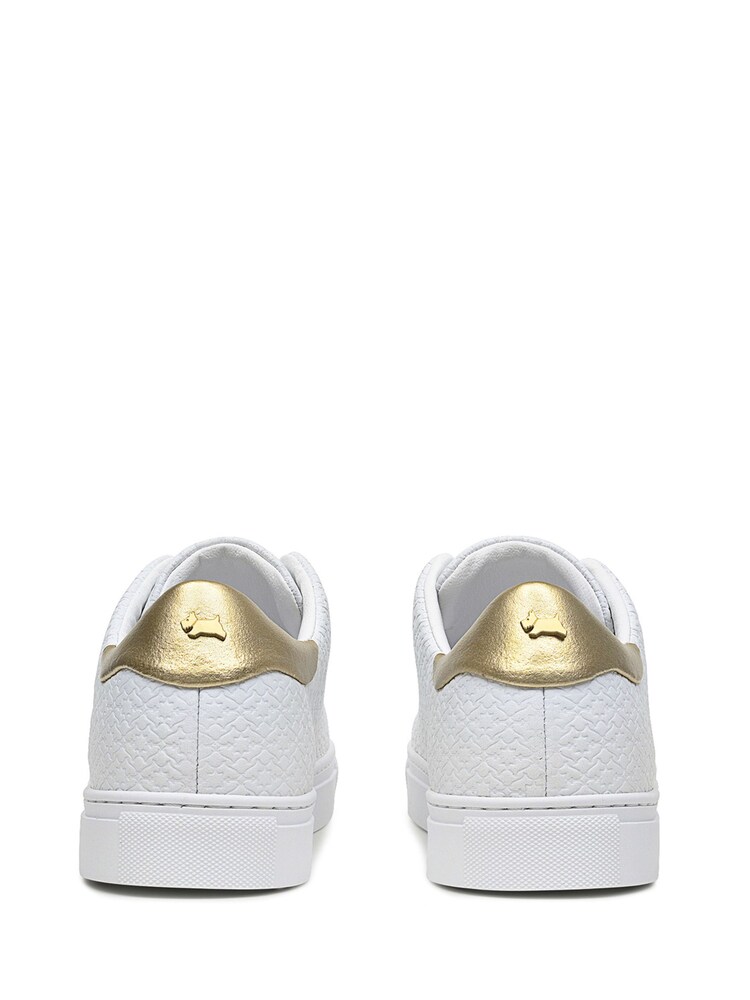Radley London Malton Heirloom Emboss White Trainers - Image 3 of 3