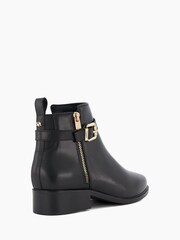 Dune London Black Standard Fit Pepi Branded Trim Ankle Boots - Image 4 of 5
