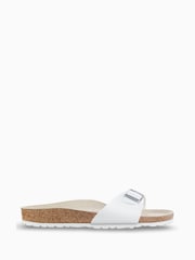 Birkenstock White Madrid Birko Flor Sandals - Image 2 of 4