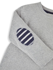 JoJo Maman Bébé Navy & Grey 2-Pack Plain Long Sleeved Tops - Image 7 of 7