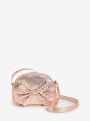 Rose Gold Bow Cross-Body Bag - Image 1 of 4