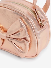Rose Gold Bow Cross-Body Bag - Image 4 of 4