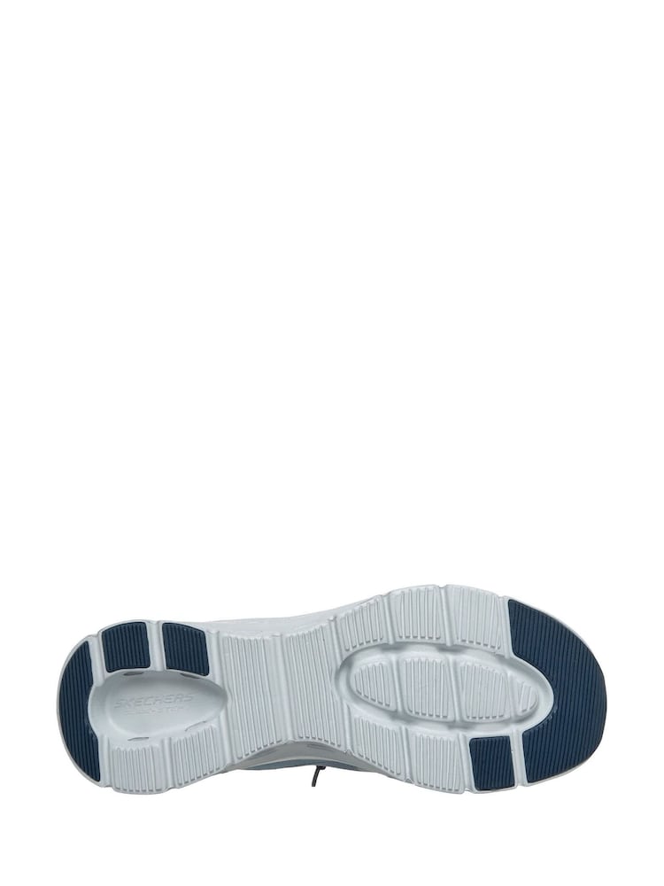 Skechers Blue Glide-Step Pro Hotmelt Overlay Mesh Knotted Bungee Slip-On W/Air-Cooled Mf Trainers - Image 6 of 6 Skechers Blue Glide-Step Pro Hotmelt Overlay Mesh Knotted Bungee Slip-On W/Air-Cooled Mf Trainers - Image 6 of 6