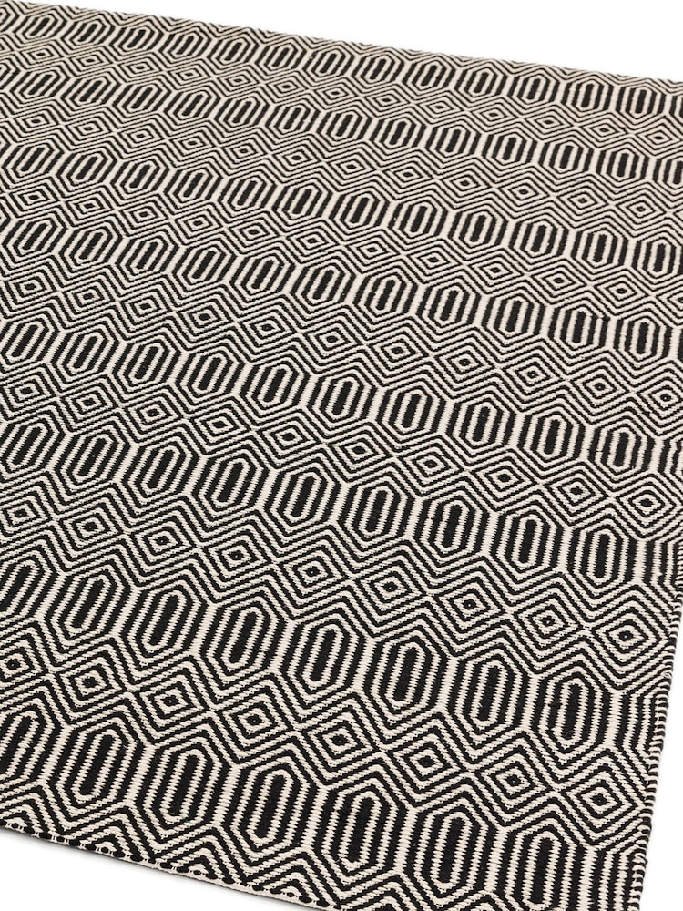 Asiatic Rugs Black Sloan Geo Rug - Image 2 of 5