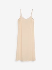 Black / Pastel Rose Nude Long Soft Microfibre Slips 2 Pack - Image 2 of 3