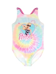 Vanilla Underground Pink Tie-Dye Barbie Swimsuit - Girls - Image 1 of 4