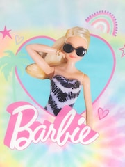 Vanilla Underground Pink Tie-Dye Barbie Swimsuit - Girls - Image 4 of 4