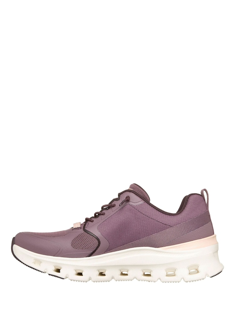 Violets - Skechers Glide-Step Pro Hotmelt Overlay Mesh Knotted Bungee Slip-on vīriešu apavi ar gaisa dzesēšanu - Attēls 2 no 5