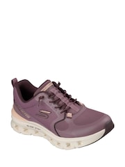 Violets - Skechers Glide-Step Pro Hotmelt Overlay Mesh Knotted Bungee Slip-on vīriešu apavi ar gaisa dzesēšanu - Attēls 3 no 5