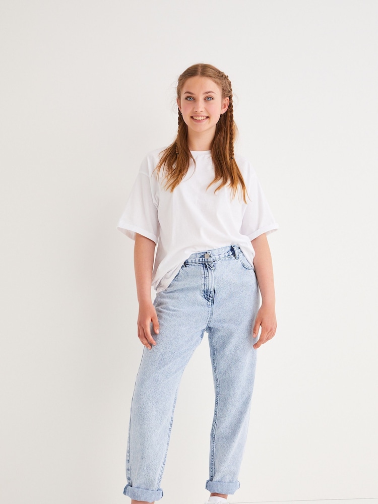 White Oversized T-Shirt (3-16yrs) - Image 1 of 4