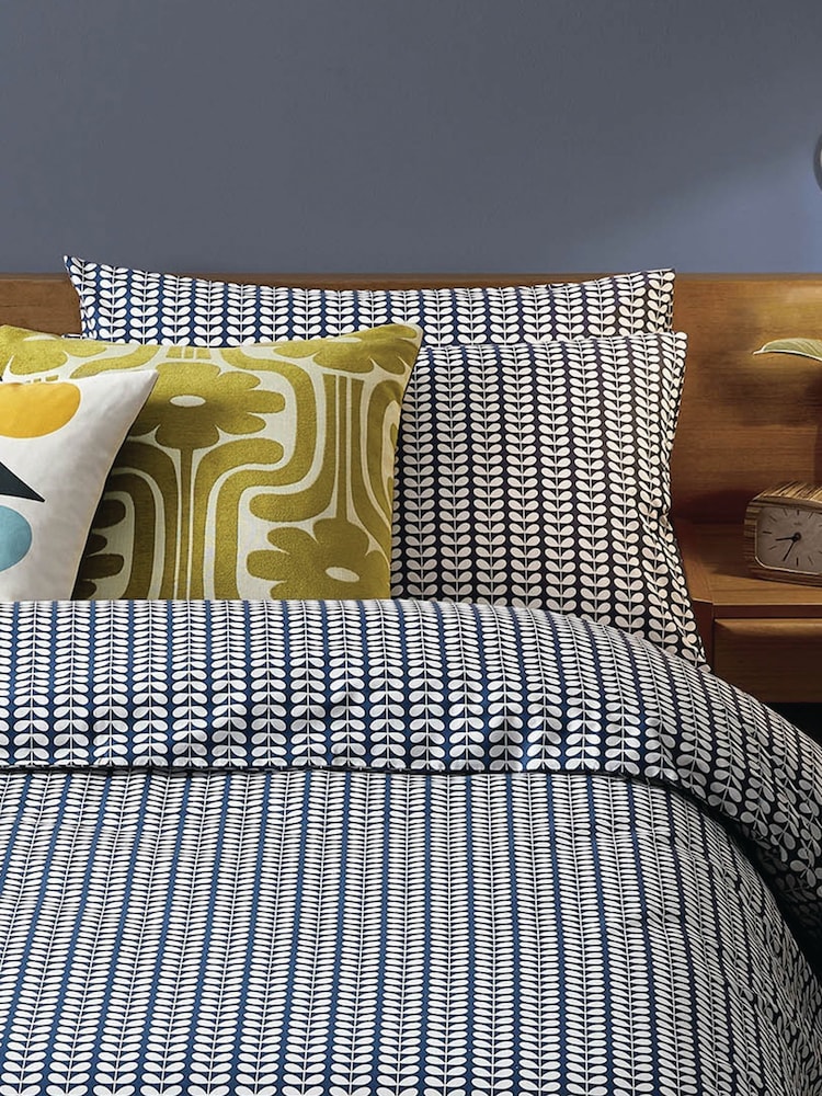 Fronhas Orla Kiely Tiny Stem 100% Algodão - Imagem 1 de 2