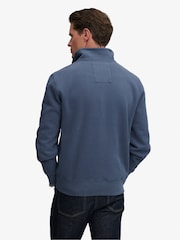 Superdry Blue Tonal Half Zip Sweatshirt - Image 2 of 5