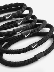 Nike Black Flex Hair Tie 6 Pack - Image 5 of 5