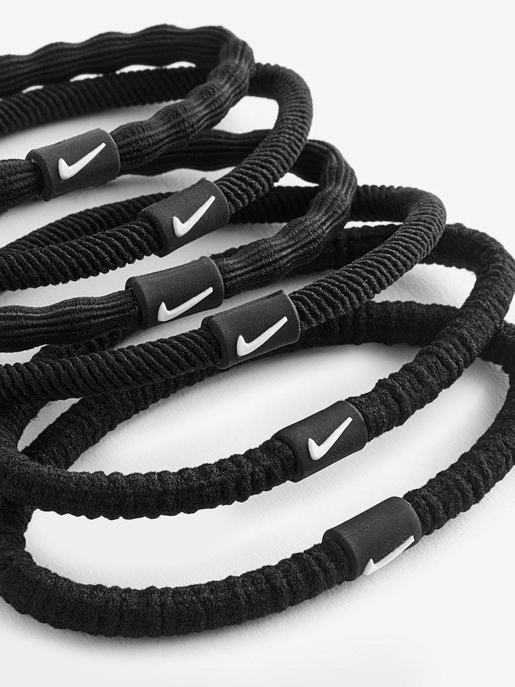 Nike Black Flex Hair Tie 6 Pack - Image 5 of 5