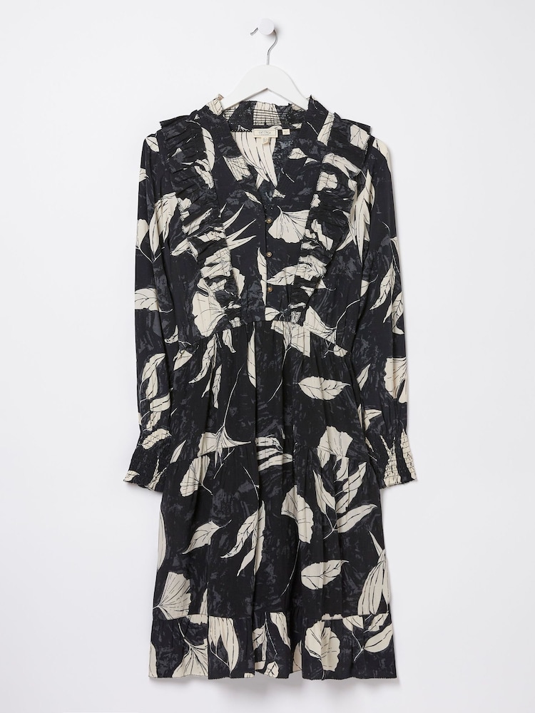 FatFace Darcey Twilight Kleid mit Blattmuster - Bild 7 von 7 FatFace Darcey Twilight Kleid mit Blattmuster - Bild 7 von 7