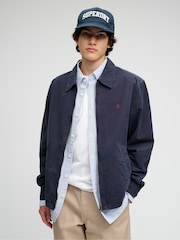 Superdry Blue Lightweight Preppy Harrington Jacket - Image 1 of 7