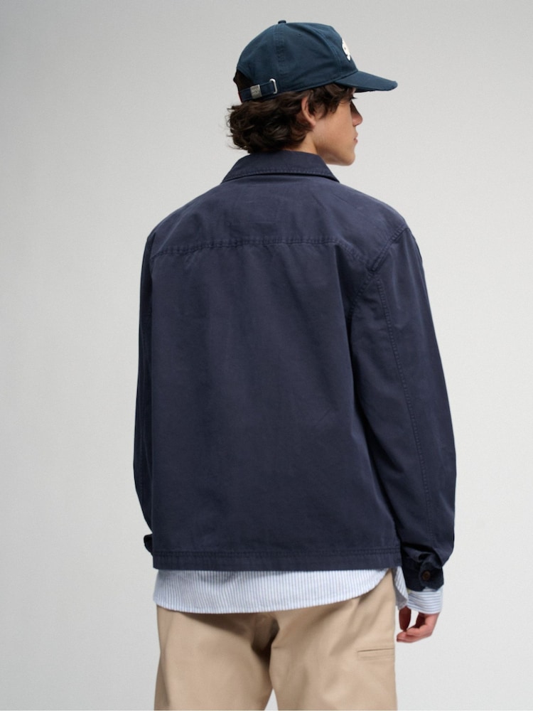 Superdry Blue Lightweight Preppy Harrington Jacket - Image 2 of 7