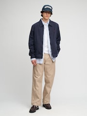 Superdry Blue Lightweight Preppy Harrington Jacket - Image 3 of 7