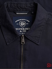 Superdry Blue Lightweight Preppy Harrington Jacket - Image 7 of 7