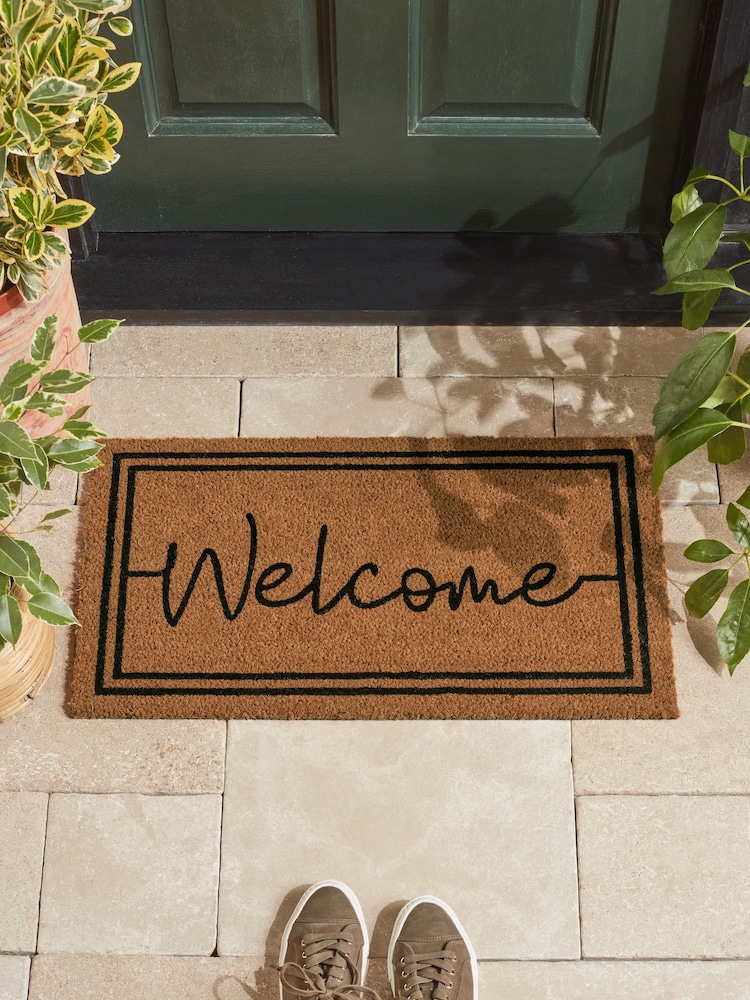 Natural Welcome Doormat - Image 1 of 3
