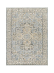 LIVABLISS Vintage Blue Avellino Vintage Traditional Boho High Pile Rug - Image 7 of 7