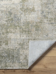 LIVABLISS Green Haze Avellino Abstract Modern Marble High Pile Rug - Image 3 of 6