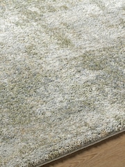 LIVABLISS Green Haze Avellino Abstract Modern Marble High Pile Rug - Image 4 of 6