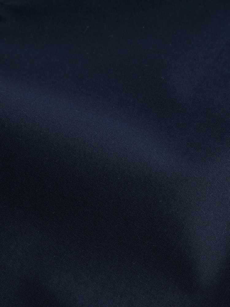 Navy Blue Regular Fit Long Sleeve Oxford Shirt - Image 7 of 7 Navy Blue Regular Fit Long Sleeve Oxford Shirt - Image 7 of 7