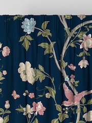 Laura Ashley Midnight Blue Summer Palace Made to Measure Curtains - Image 5 of 9