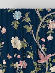 Laura Ashley Midnight Blue Summer Palace Made to Measure Curtains - Image 6 of 9