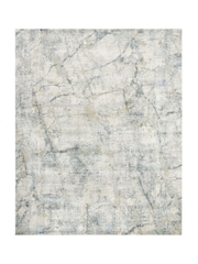 LIVABLISS Grey Quartz Avellino Abstract Modern Marble High Pile Rug - Image 7 of 7
