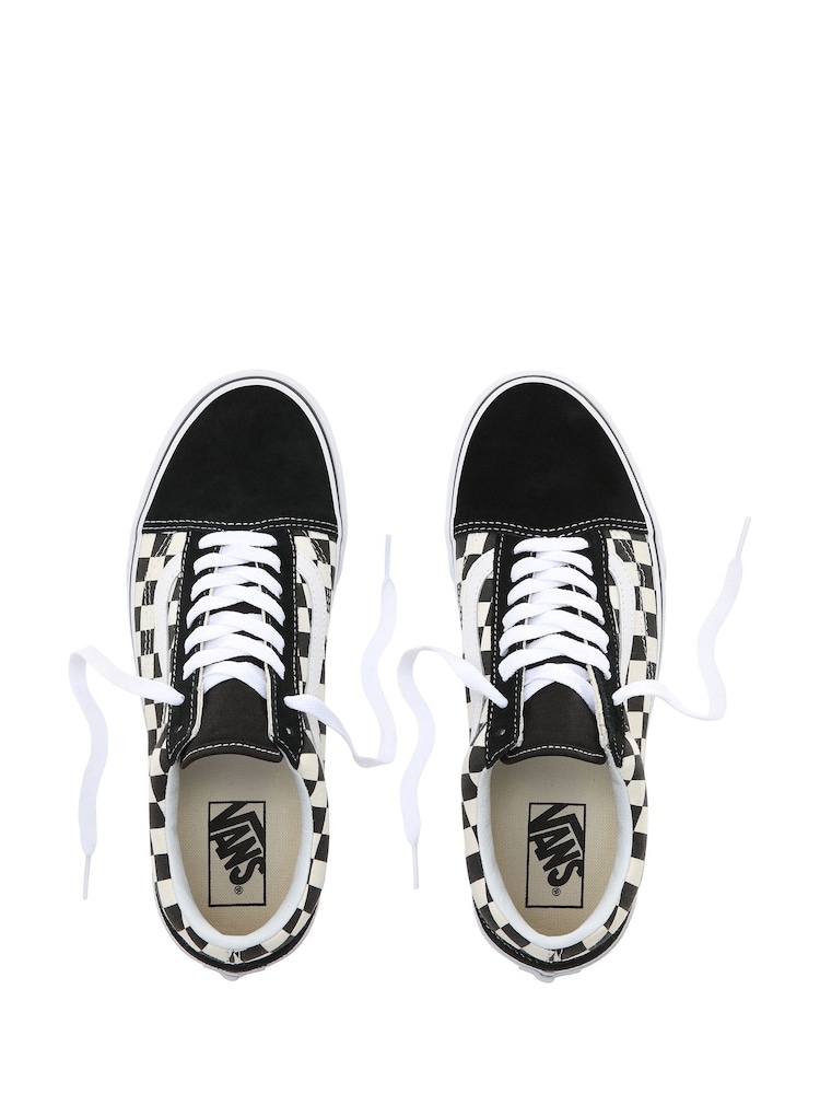 Baskets Vans Old Skool à carreaux pour femme - Image 4 of 6