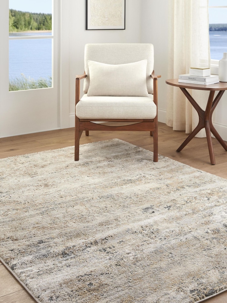 LIVABLISS Brown Marble Avellino Abstract Modern Marble High Pile Rug - Image 1 of 7 LIVABLISS Brown Marble Avellino Abstract Modern Marble High Pile Rug - Image 1 of 7