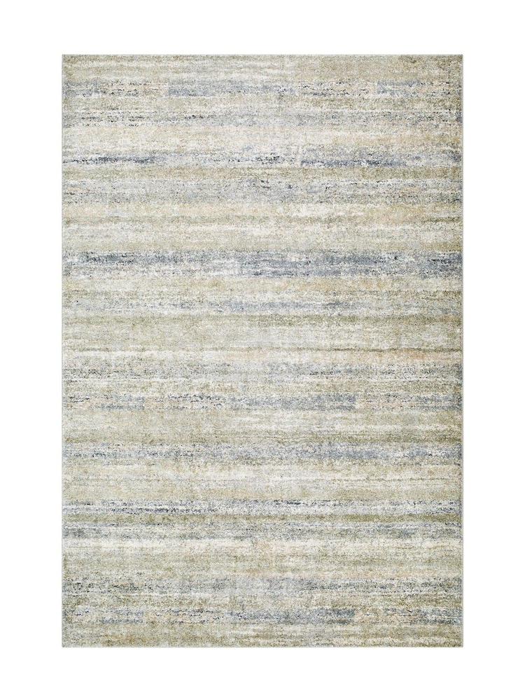 LIVABLISS Green Stripe Avellino Abstract Modern Marble High Pile Rug - Image 1 of 6 LIVABLISS Green Stripe Avellino Abstract Modern Marble High Pile Rug - Image 1 of 6