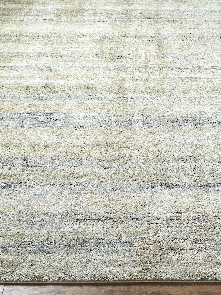 LIVABLISS Green Stripe Avellino Abstract Modern Marble High Pile Rug - Image 2 of 6 LIVABLISS Green Stripe Avellino Abstract Modern Marble High Pile Rug - Image 2 of 6