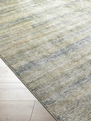 LIVABLISS Green Stripe Avellino Abstract Modern Marble High Pile Rug - Image 6 of 6