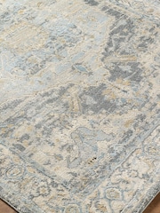 LIVABLISS Pale Blue Avellino Vintage Traditional Boho High Pile Rug - Image 2 of 7