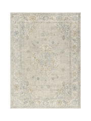 LIVABLISS Vintage Grey Avellino Vintage Traditional Boho High Pile Rug - Image 1 of 6