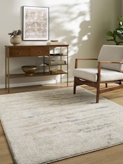 LIVABLISS Natural Haze Avellino Abstract Modern Marble High Pile Rug - Image 2 of 9