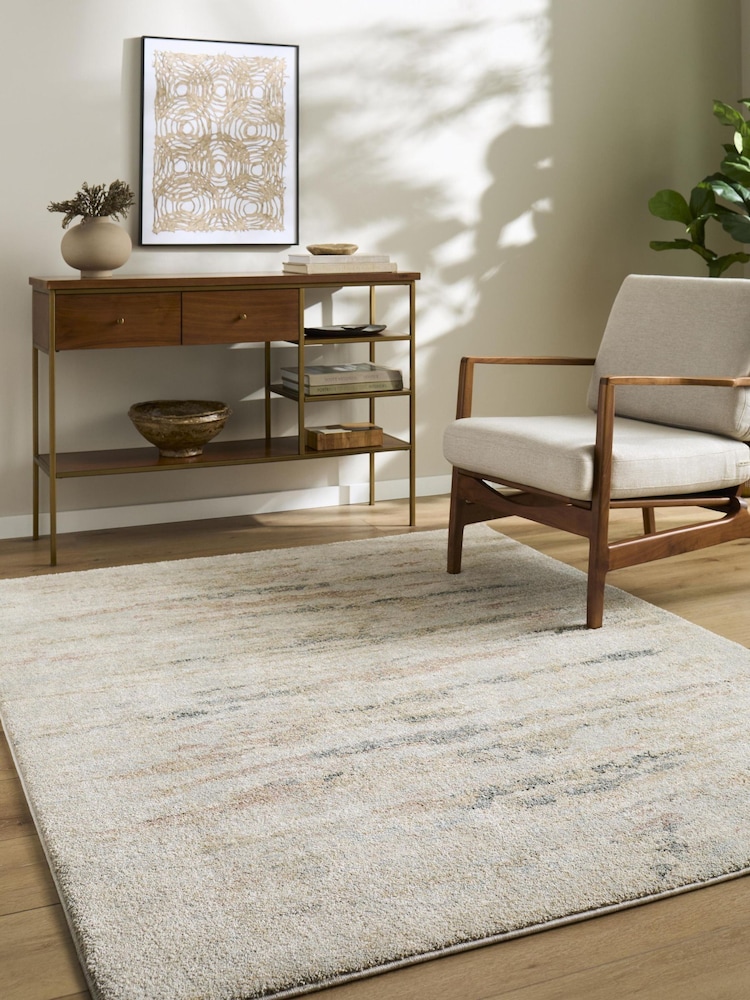 LIVABLISS Natural Haze Avellino Abstract Modern Marble High Pile Rug - Image 2 of 9 LIVABLISS Natural Haze Avellino Abstract Modern Marble High Pile Rug - Image 2 of 9