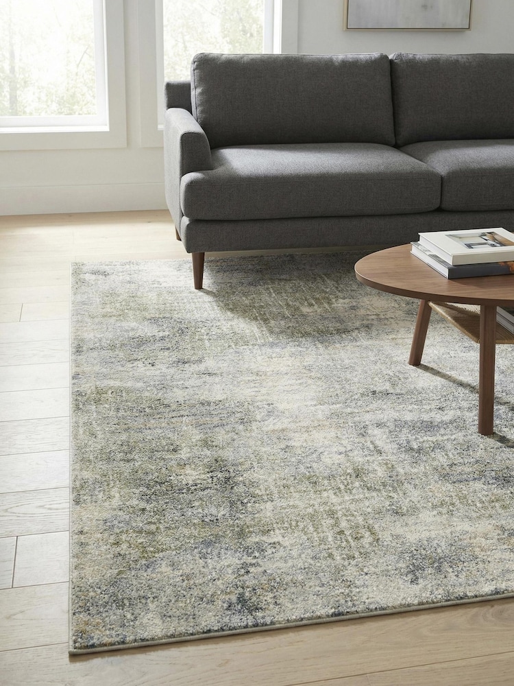 LIVABLISS Green Marble Avellino Abstract Modern Marble High Pile Rug - Image 1 of 7 LIVABLISS Green Marble Avellino Abstract Modern Marble High Pile Rug - Image 1 of 7